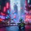 Placeholder: akira motorcycle, cyberpunk, cyberpunk city, anti alising, ray tracing, image with movement, perspective scenary, neon ilumination, epic, cinematic light, lens 100 mm, 16:9, high resolution, 8k