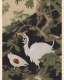 Placeholder: a repeating pattern of Vintage European chinoiserie wallpaper with dodo bird and oak leaf branches