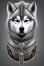 Placeholder: silver steampunk husky viking