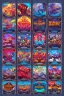 Placeholder: nostalgic Blast from the Past rave party poster cheerfull disney abstract