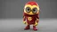 Placeholder: a minion dressed as the flash from marvel Fused as one, Full Body, (Smile), Unreal Engine, Marvel Comics. time-lapse, cinematic background,1 character,no mask,body minion,smile,cute,backgroun lighting