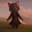 Placeholder: Cat warrior, medieval armor, ready for battle, Pixar, Disney, majestic, full body, proud --v 4