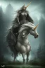 Placeholder: unicorn , dystopian surrealism, fantasy, hdr, demonic, dark art