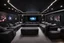 Placeholder: a black themed dedicated home cinema room with LED ambient lighting in the walls make sure the room is completely symmetrical