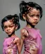 Placeholder: Rihanna toddler, full body, soft skin, dramatic lighting, hyper realistic