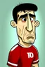 Placeholder: Tino Livramento English football player ,cartoon 2d