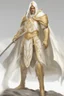 Placeholder: High elf wearing gold hemed white cloak