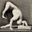 Placeholder: Goats in yoga poses by Thomas Nast