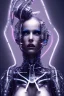 Placeholder: cyberpunk, black latex body, women, body portrai, big boobs, highlight eyes perfect, skin, tron, cyborg, perfekt sexy, real, dream, hr giger