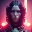 Placeholder: caucasian Woman, samurai, cyberpunk, neon, highly detailed, art stations, concept art, smooth, unreal engine 5, god rays, ray tracing, RTX, nanite polygons, lumen lighting, ultra detail, volumetric lighting, 3d, finely drawn, high definition, high resolution, gradient background