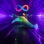 Placeholder: infinity symbol ∞ with vibrant single Bioluminescent Plankton in water, striking, neon, chiaroscuro, dramatic, captivating, powerful, fantasy, beautiful, octane render, 16k post-production, artstation: award-winning: atmospheric: commanding: fantastical: clarity: ultra quality: striking: brilliance: stunning colors: amazing depth; lens: f/11, 35mm