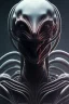 Placeholder: alien, head, dark, evil, weapons, blood, 8k, finely detailed, photo realistic, HR Giger style