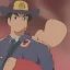 Placeholder: policeofficer catches a pickachu