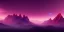 Placeholder: 3d rendering. Abstract surreal background with rocky mountains, smoky clouds and glowing neon musical notes symbol. Panoramic spiritual wallpaper