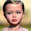 Placeholder: Angelina jolie toddler, full body, soft skin, dramatic lighting, hyper realistic