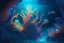 Placeholder: A surreal, underwater world with towering coral structures and a vast array of vibrant marine life, bathed in the soft glow of bioluminescent organisms.