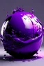 Placeholder: Splashed Sphere in violet