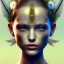 Placeholder: Portrait of beautiful girl, face dept of field,face shining, plant, metal, feathers,central weight average, CWA Dryad,Median filter fae, sidhe, ominous, nature, plants, wildflower sparkle,wildflower 3d view, facepaint, dnd character portrait, intricate, oil on canvas, masterpiece, expert, insanely detailed, 4k resolution, retroanime style, cute big circular reflective eyes, cinematic smooth, intricate detail , soft smooth lighting, soft pastel colors, painted Renaissance style,sharp focus