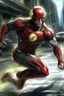 Placeholder: the flash running