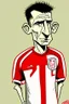 Placeholder: Anthony Gordon English soccer player cartoon 2d