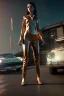 Placeholder: Ultra Realistic retro sci-fi, 1960 year, levitating all cars, young woman quiet, latex suit, soft color, highly detailed, unreal engine 5, ray tracing, RTX, lumen lighting, ultra detail, volumetric lighting, 3d, finely drawn, high definition, high resolution.