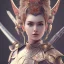 Placeholder: portrait of a warrior with japanese godddes beautiful girl themed armour, extremely detailed, UHD, 8k,The close-up camera effect, perfect position,hyperphotorealistic, unreal engine 5, octane render