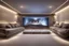 Placeholder: home cinema room with LED lighting in the walls make sure the room is completely symmetrical