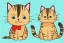 Placeholder: cute cat isolated illustrations