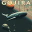 Placeholder: create a satirical "GOJIRA" album cover, Flying Whale spacecraft orbiting Sirus C, surreal fine art, textured, hallucinatory, complex dystopian spacepunk, heavy metal magazine art aesthetic