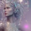 Placeholder: A portrait of a crystalised queen, atmospheric, realistic, unreal engine, cinematic lighting, octane render.