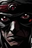 Placeholder: Dark shinobi blood eyes jutsu