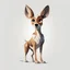 Placeholder: The graphic depicts a dog in the style of the movie Bambi, with a full body and characteristic animation reminiscent of the classic Disney film aesthetic. The dog is shown against a clean white background, capturing the charm and magic of classic animation.
