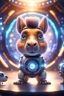 Placeholder: Robot hypnosis survivor at 1hit.no,book cover illustration, portrait of ultimate transcendent happy chat squirrel dog cat space hippo horse with spotlights, in front of space portal dimensional glittering device, bokeh like f/0.8, tilt-shift lens 8k, high detail, smooth render, down-light, unreal engine, prize winning