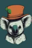 Placeholder: KOALA HEAD WEARING A JESTER HAT