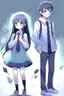 Placeholder: romantic hight school ghost girl and human boy