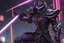 Placeholder: Shredder venom in 8k solo leveling shadow artstyle, sombra them, close picture, rain, Shredder helmet, neon lights, intricate details, highly detailed, high details, detailed portrait, masterpiece,ultra detailed, ultra quality