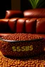 Placeholder: a couch made out baked beans with a bush's logo