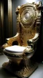 Placeholder: A throne an oil painting made of gold