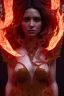 Placeholder: portrait of samantha prince set in fire, cinematic lighting, photorealistic, ornate, intricate, realistic, detailed, volumetric light and shadow, hyper HD, octane render, unreal engine insanely detailed and intricate, hypermaximalist, elegant, ornate, hyper-realistic, super detailed --v 4