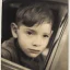 Placeholder: Portrait of a boy in car