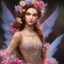 Placeholder: bright fairy, beautiful portrait, flowery landscape