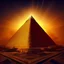 Placeholder: Photo of pyramids, unreal lighting, volumetric lighting, high contrasts, sharp focus, stained glass art, neon glowing lights.