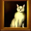 Placeholder: portrait of a cat Francisco de Goya Style