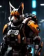 Placeholder: a titanfall pilot that is part bat, concept art, furry, humanoid, cyberpunk, anthropomorphic bat, titanfall 2