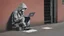 Placeholder: hacker by banksy