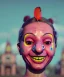 Placeholder: Happy mask Portrait, Wes Anderson photographer, Ultra realistic carnival garden night scene, wide angle view :: carnival woman and sweet inflatable monsters, carnival dress style, feather color, free jumping, soft color, highly detailed, unreal engine 5, ray tracing, RTX, lumen lighting, ultra detail, volumetric lighting, 3d, finely drawn, high definition.