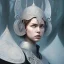 Placeholder: sango fantasy, fantasy magic, intricate, sharp focus, illustration, highly detailed, digital painting, concept art, matte, artgerm and paul lewin, masterpiece, mercury armor