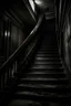 Placeholder: The odyssey, dark passage, cold, dark, depressing, with the stairs descend