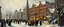 Placeholder: master oil painting by Rembrandt and Escher ,Celebration of the First Snow: The city is celebrating the first snowfall of the year with a holiday. There's free food, music, and a blessing from the clergy of Mystra.