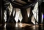 Placeholder: "Imagine a three-dimensional geometric installation that plays with light and shadows to create a captivating interplay of form and space."